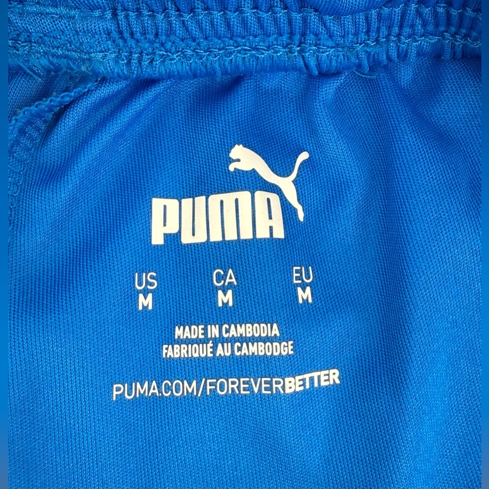Puma Men's Vibrant Blue Sports Shorts - Picture 3 of 3